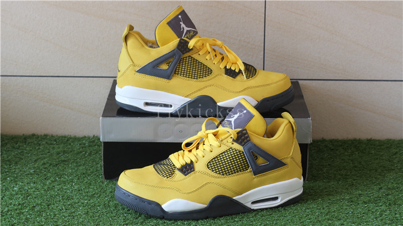 Authentic Air Jordan 4 Retro Lightning